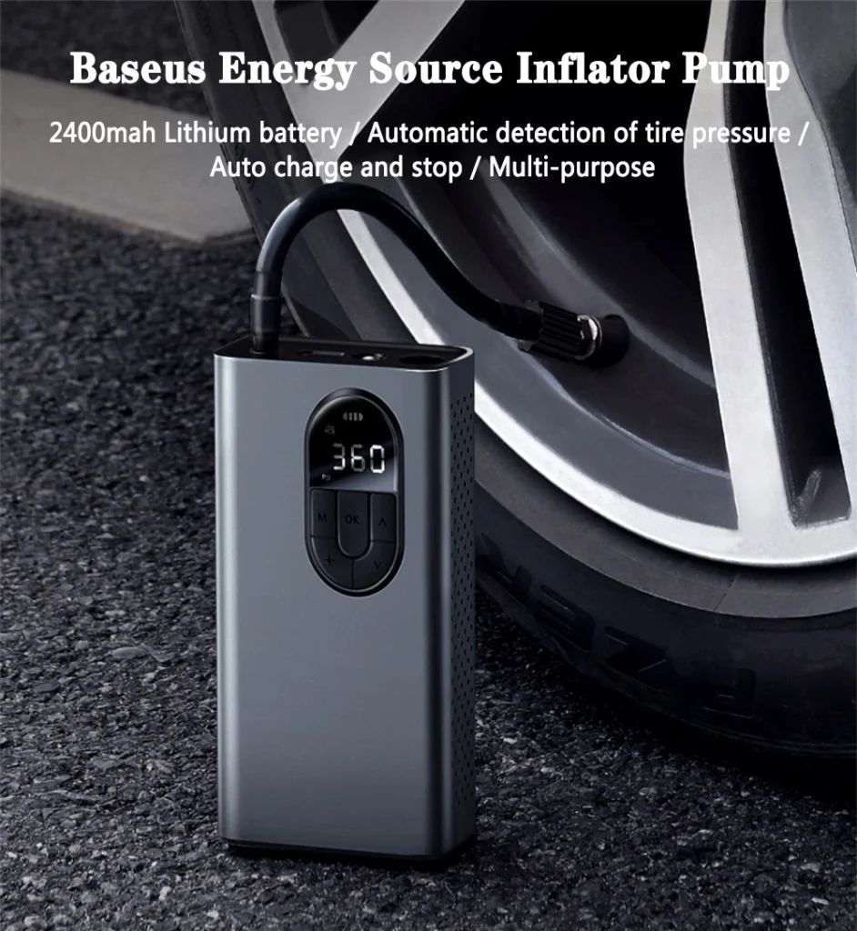 Baseus 150PSI Portable Inflator Pump Air
